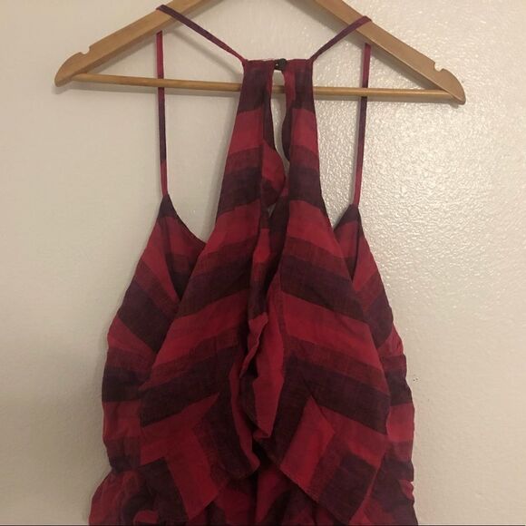 NWT ANTHROPOLOGIE Amadi Striped Linen Shorts Romper - Picture 6 of 14